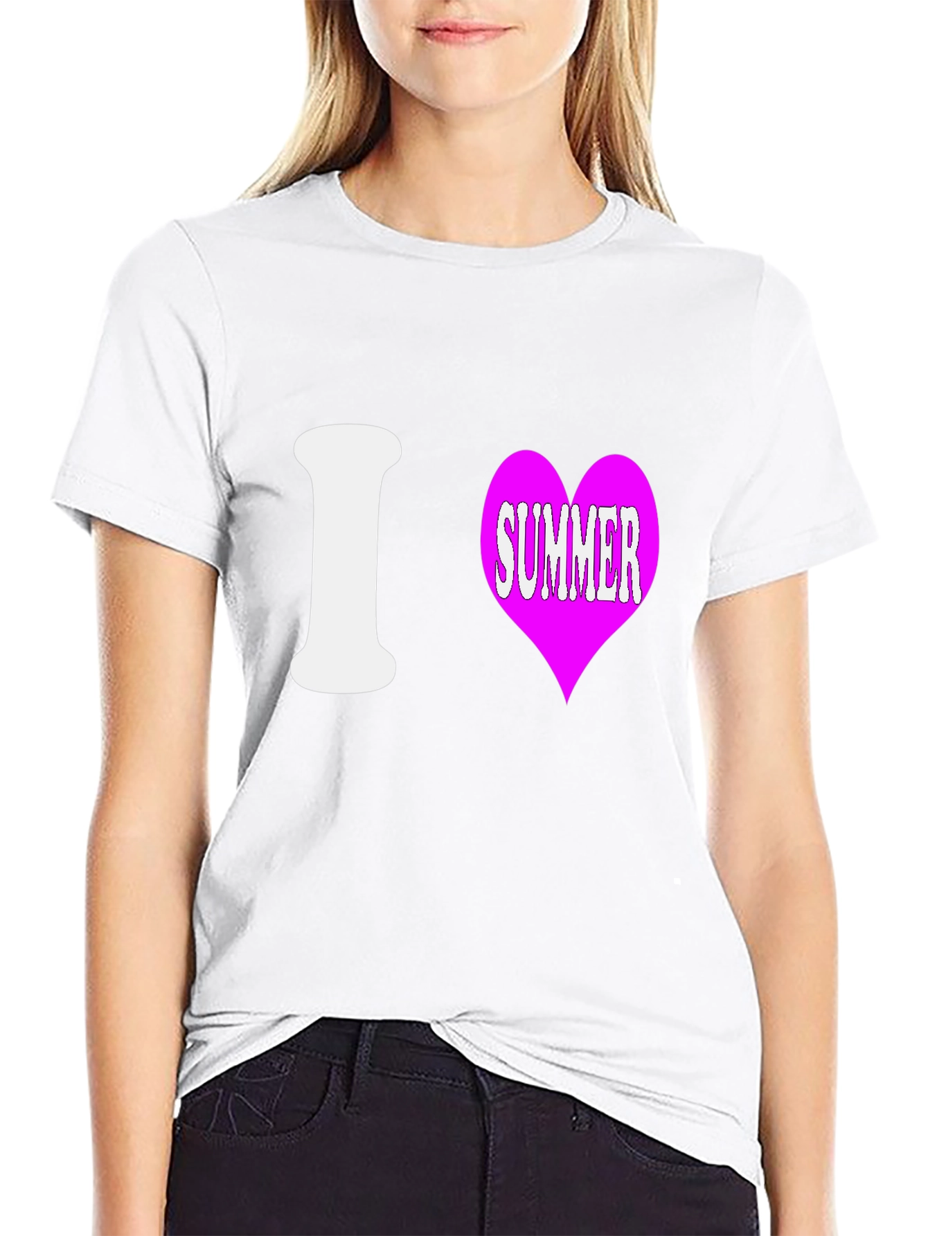 I Love Summer T-Shirt - Trendy Casual Tee