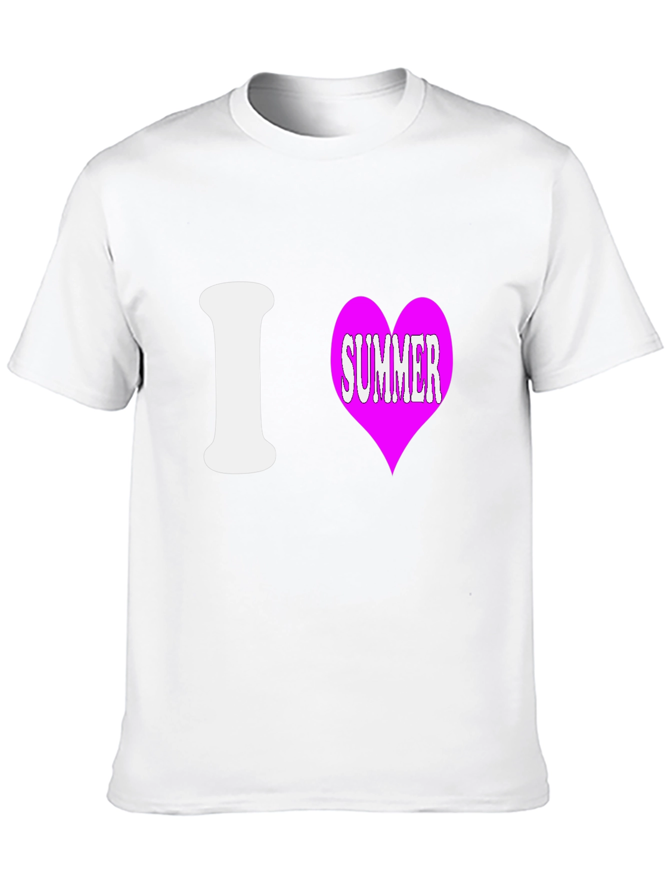 I Love Summer T-Shirt - Trendy Casual Tee