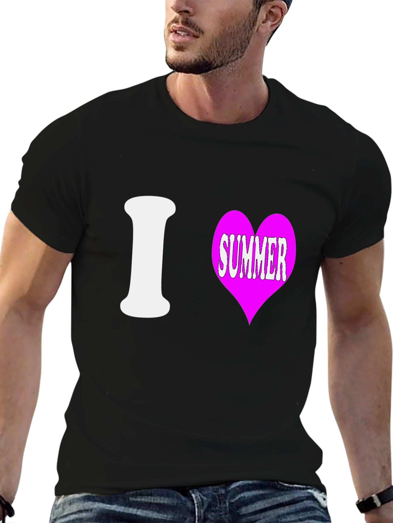 I Love Summer T-Shirt - Trendy Casual Tee