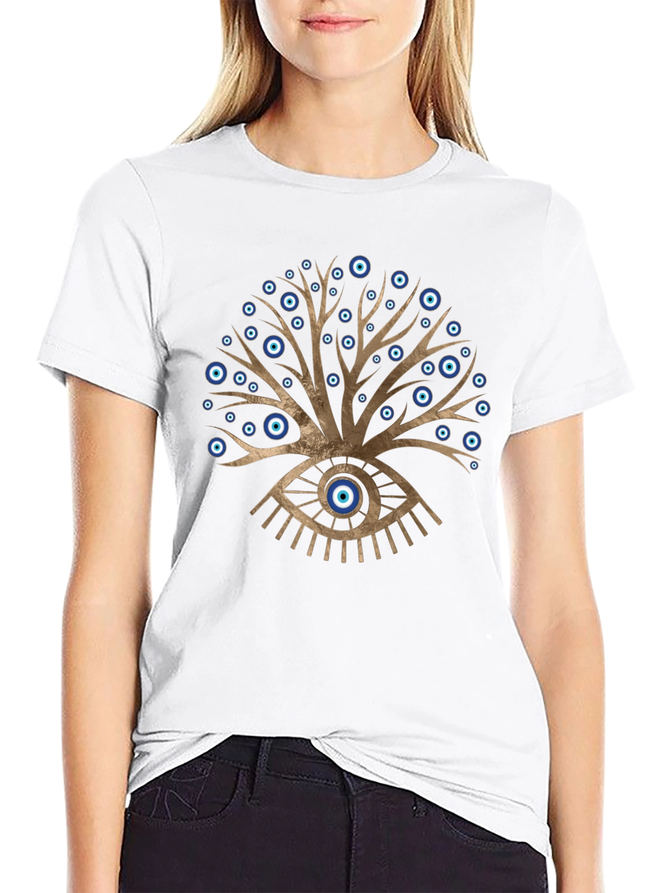 Tree of Life Evil Eye Graphic Tee