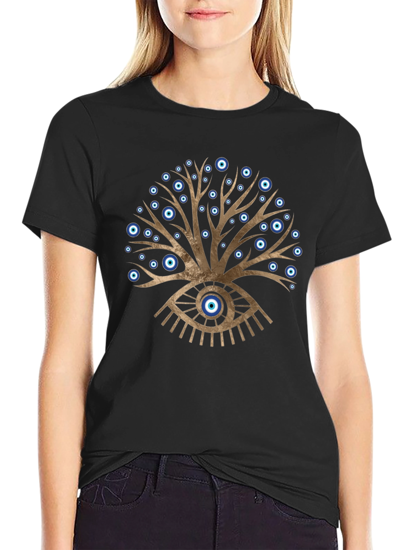 Tree of Life Evil Eye Graphic Tee