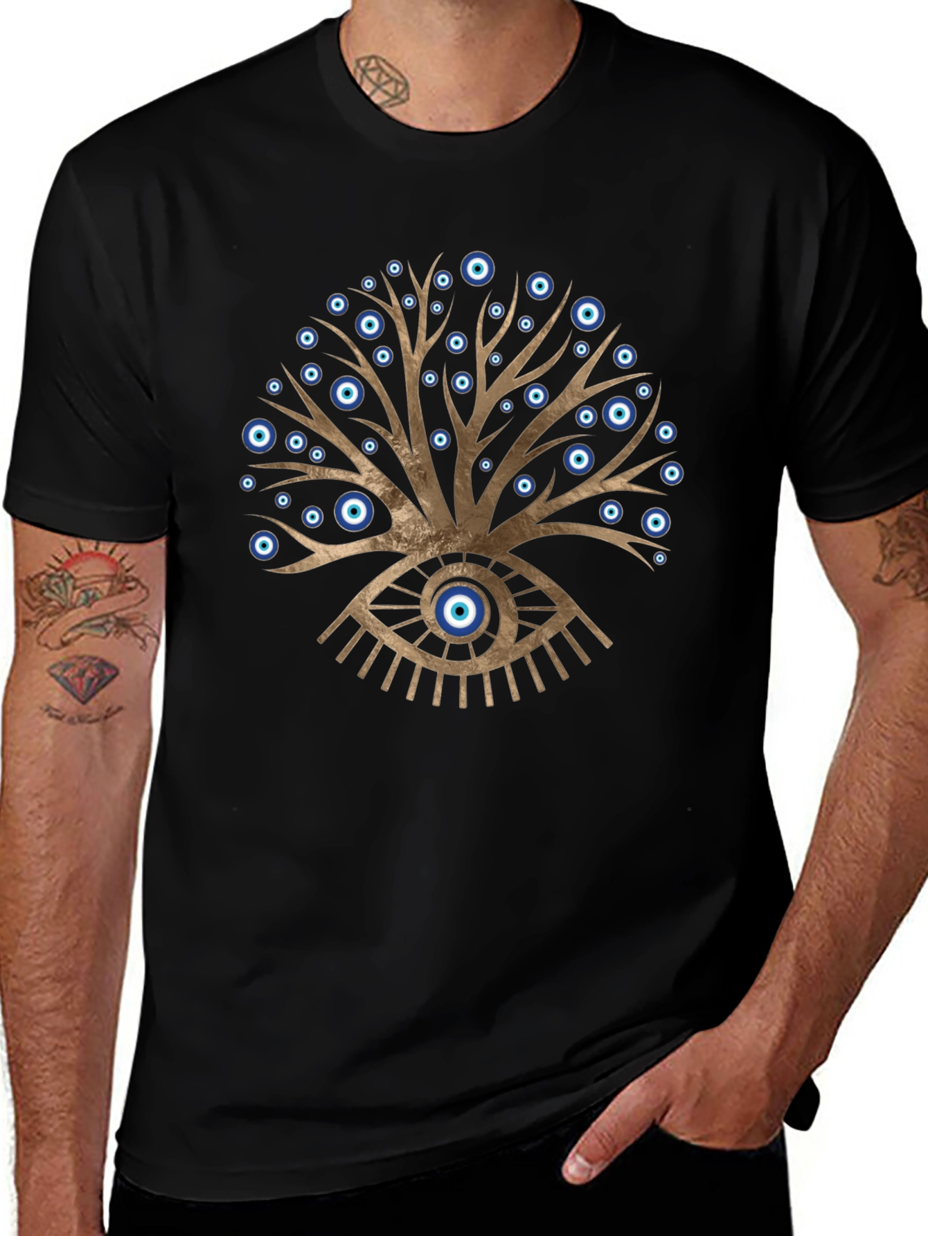 Tree of Life Evil Eye Graphic Tee
