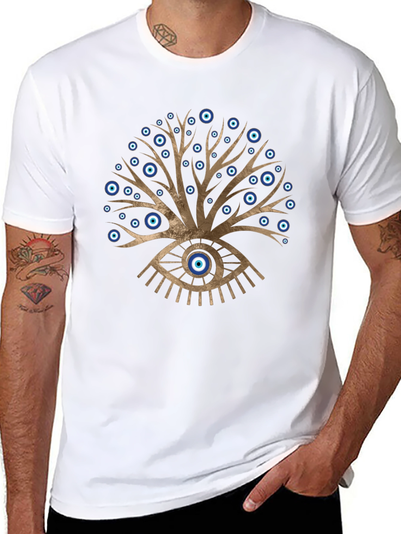 Tree of Life Evil Eye Graphic Tee