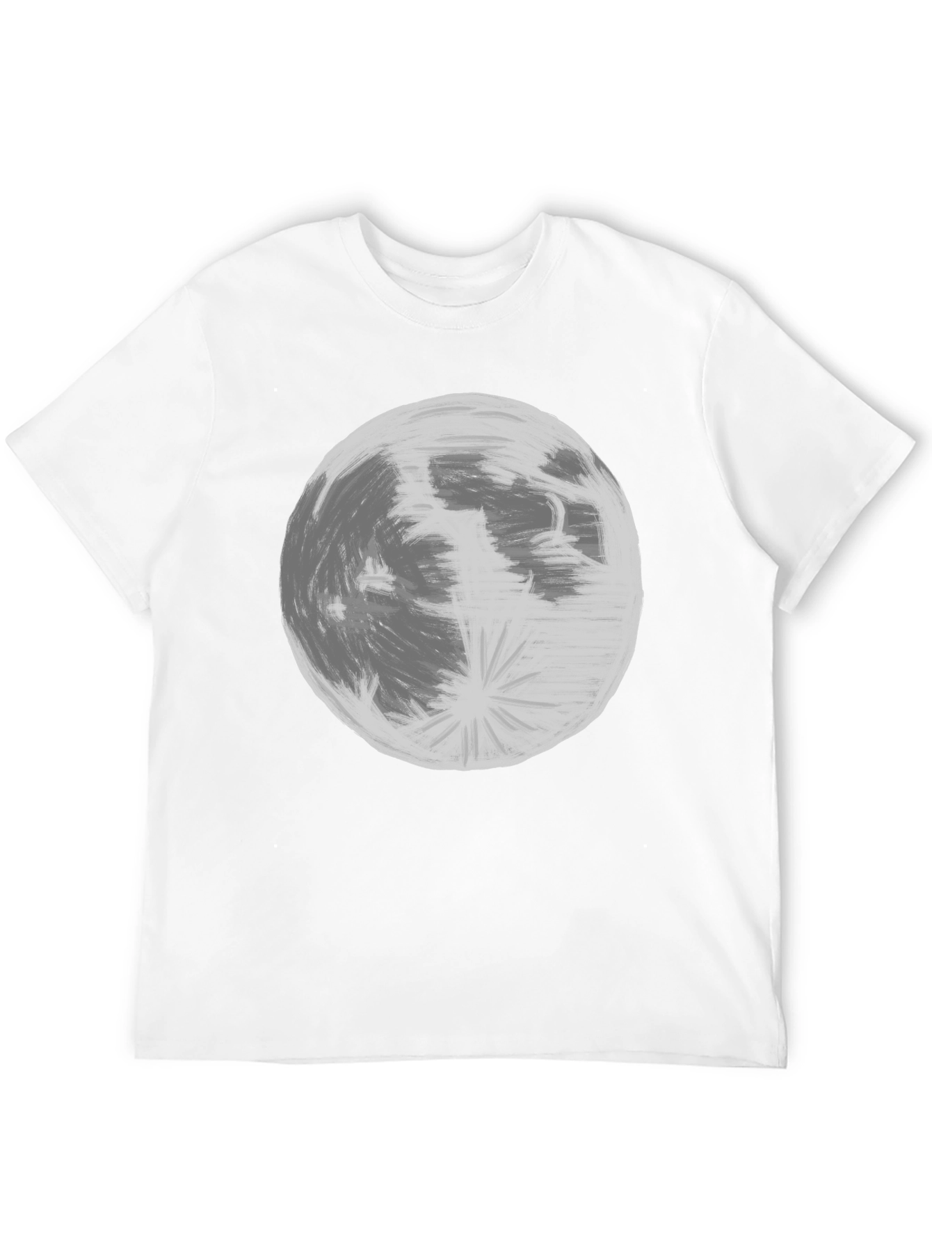 Moon Graphic Black T-Shirt | Celestial Tee