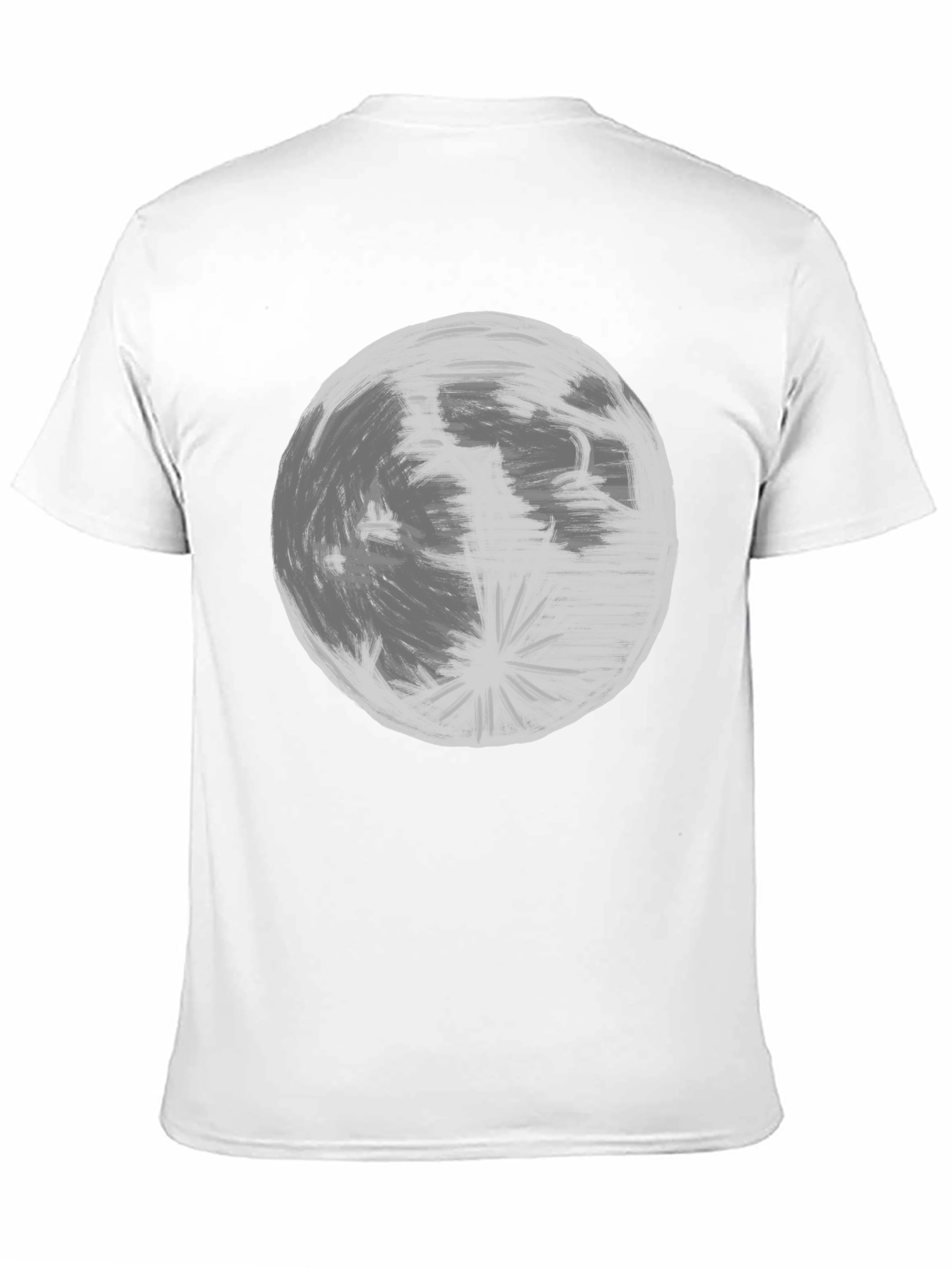Moon Graphic Black T-Shirt | Celestial Tee