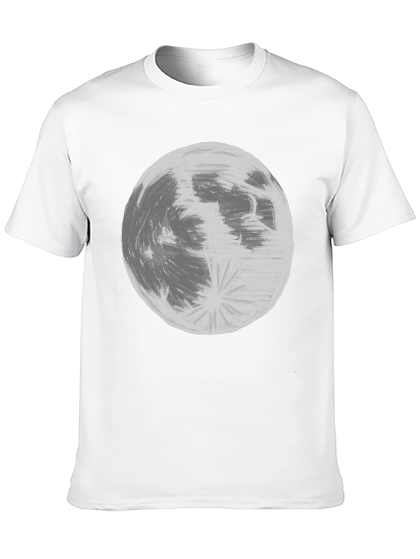 Moon Graphic Black T-Shirt | Celestial Tee