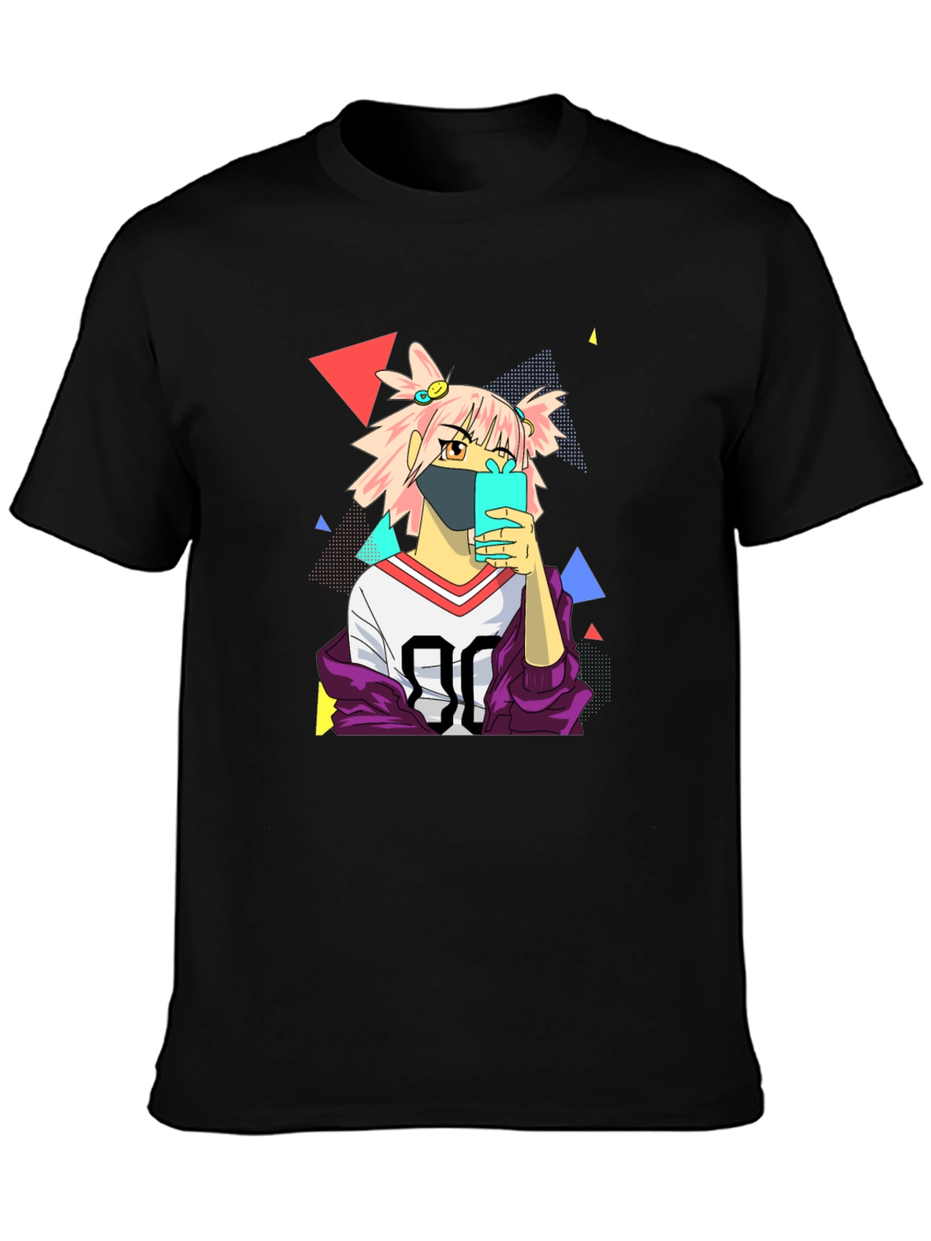 Anime Style Graphic T-Shirt