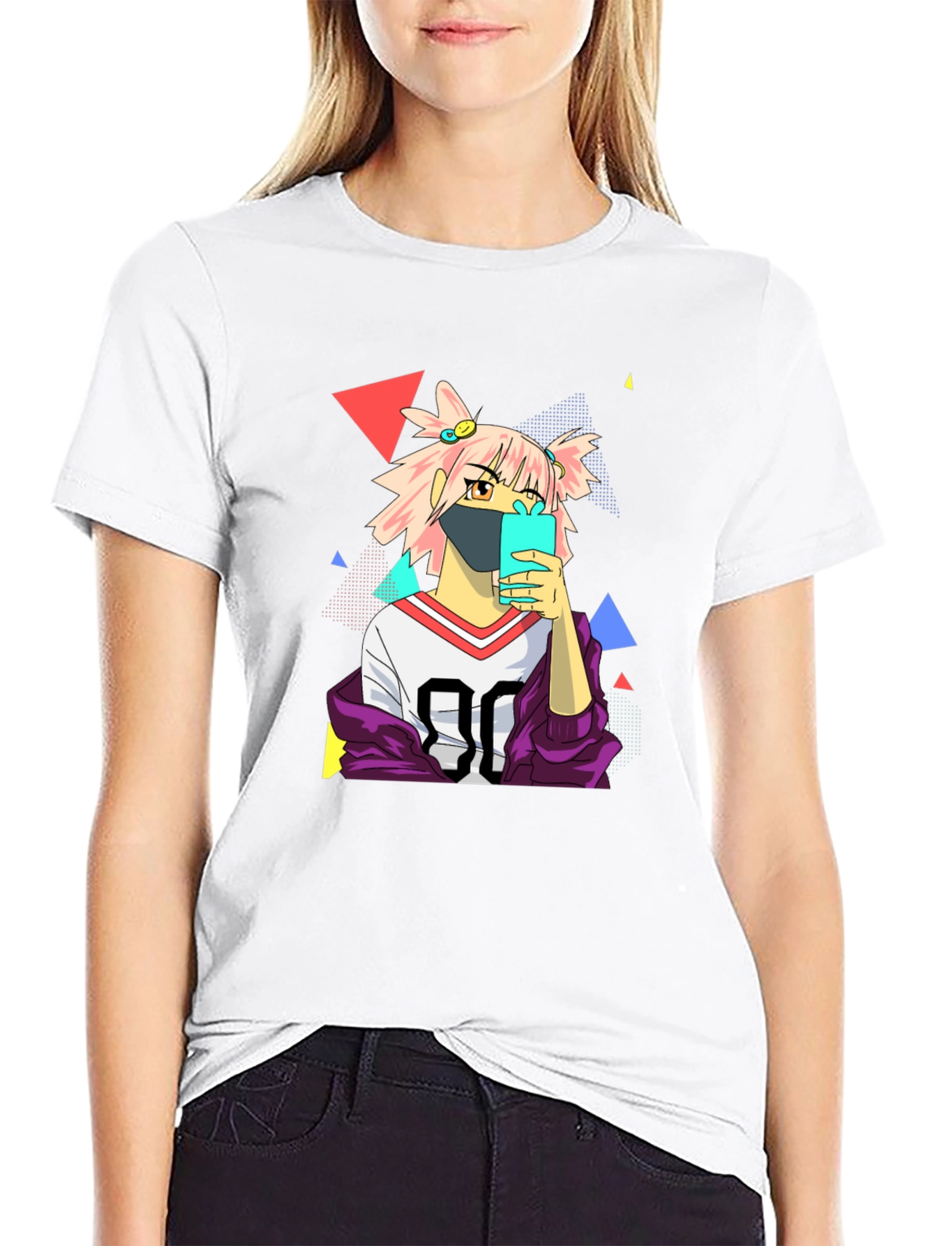 Anime Style Graphic T-Shirt