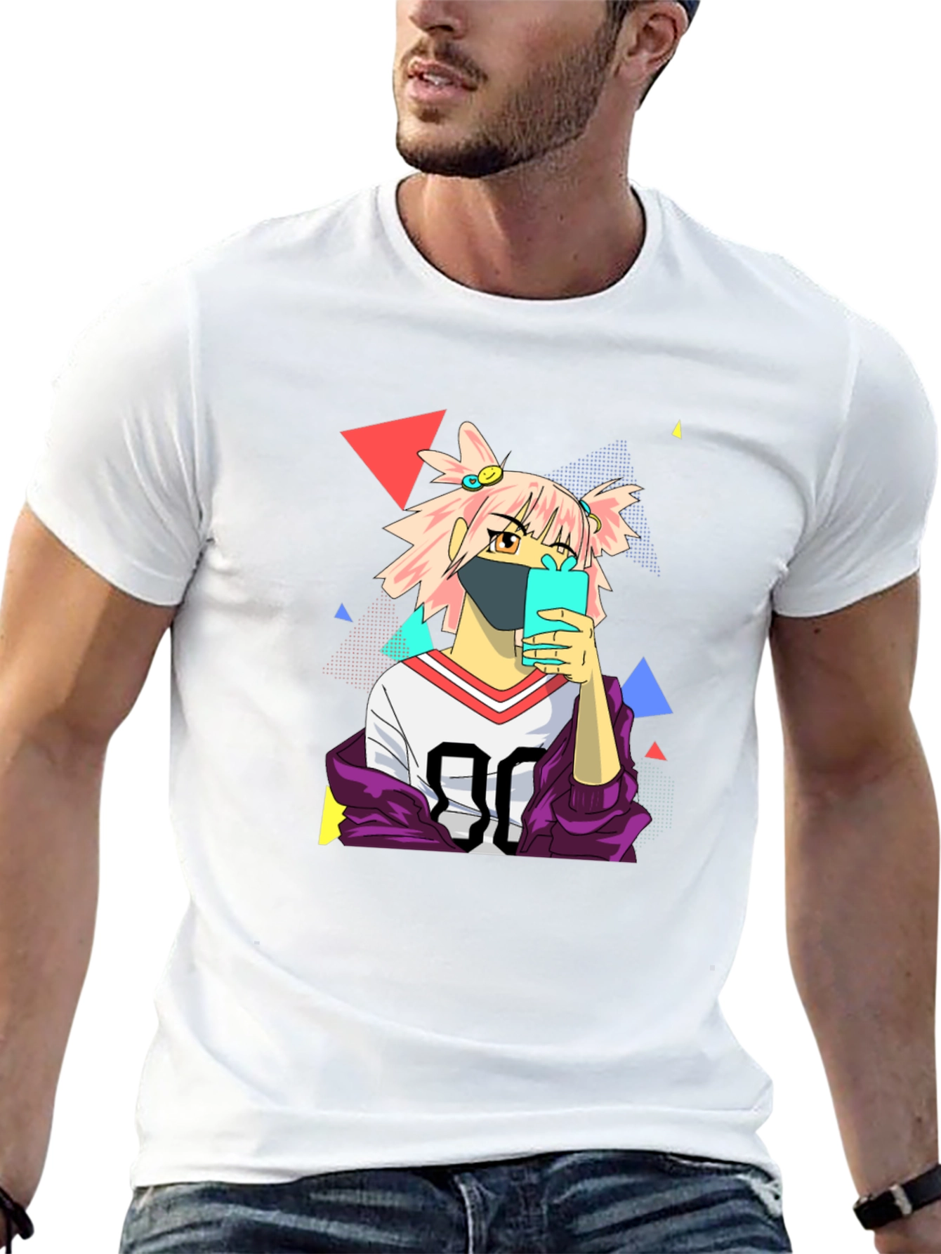 Anime Style Graphic T-Shirt