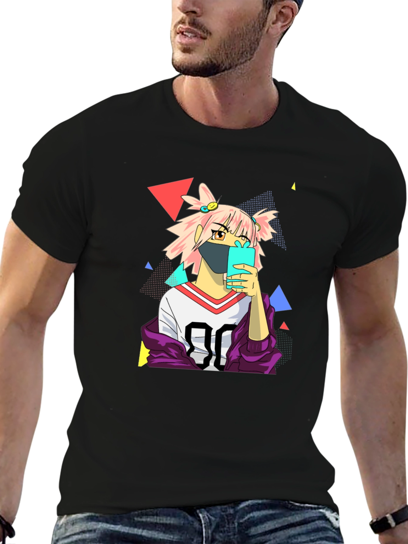 Anime Style Graphic T-Shirt