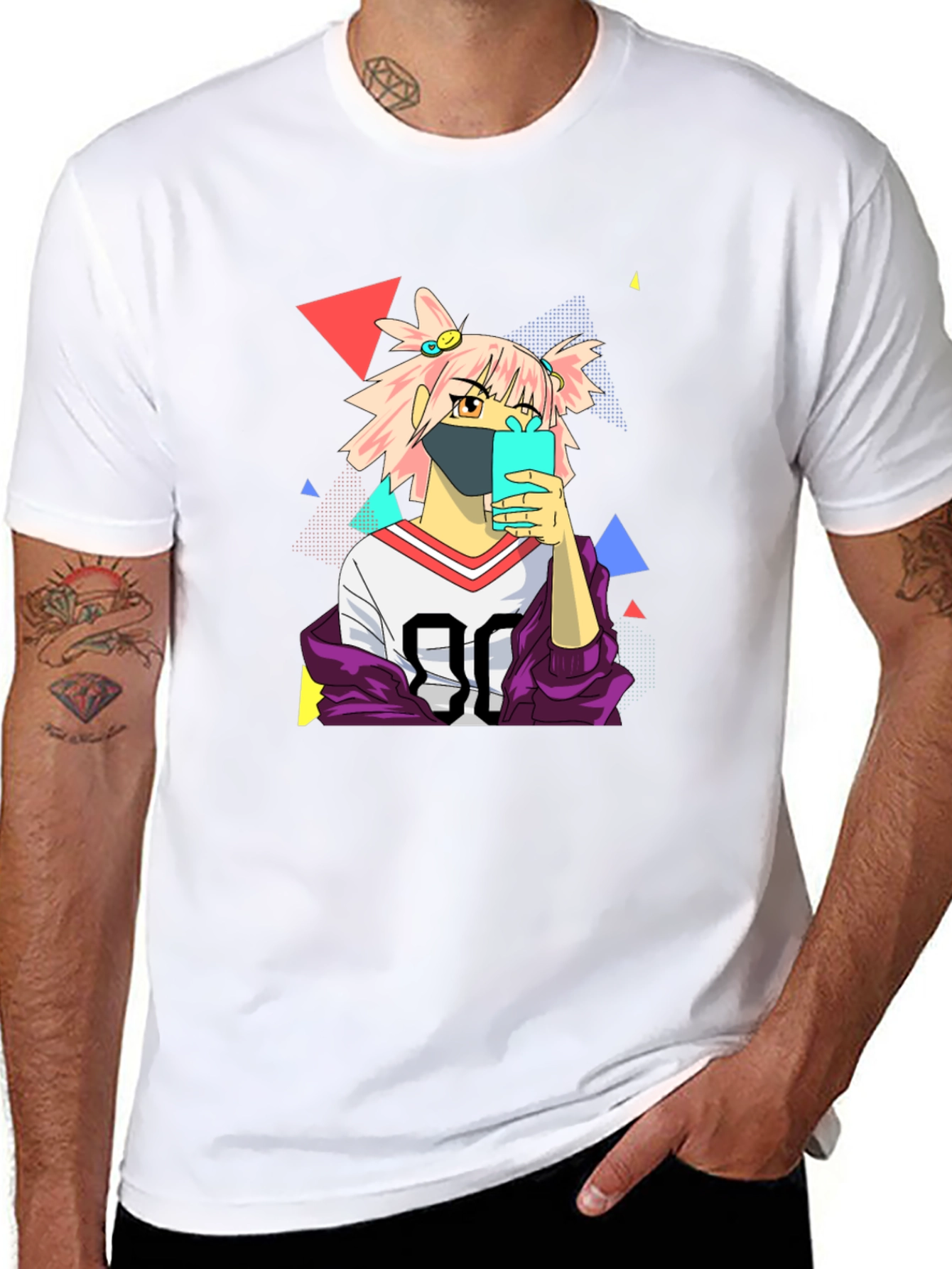 Anime Style Graphic T-Shirt