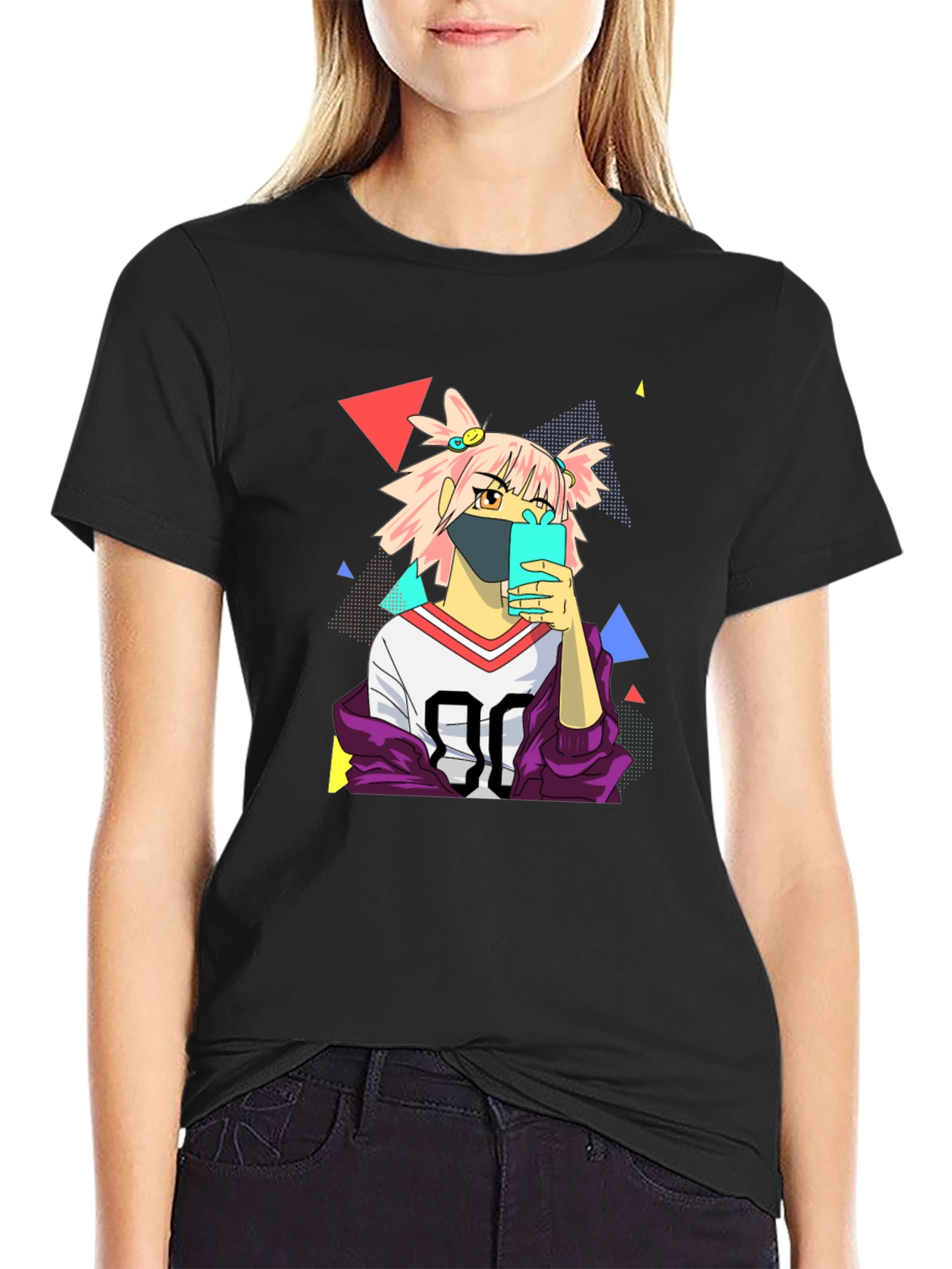 Anime Style Graphic T-Shirt