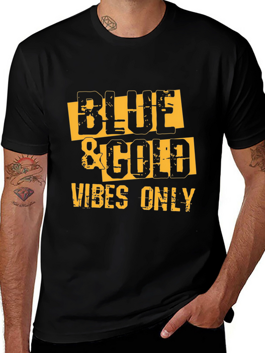 Blue & Gold Vibes Only T-Shirt