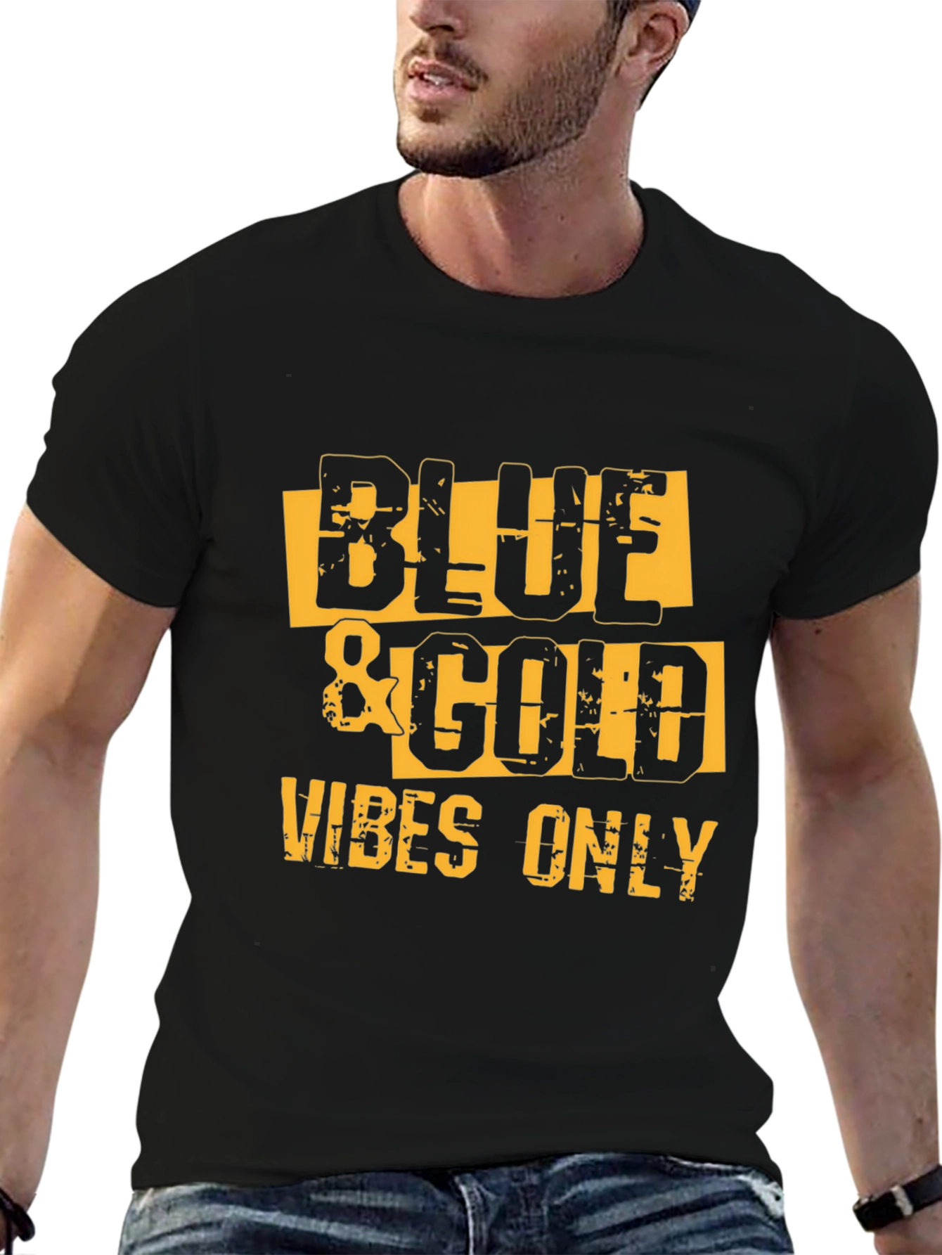 Blue & Gold Vibes Only T-Shirt