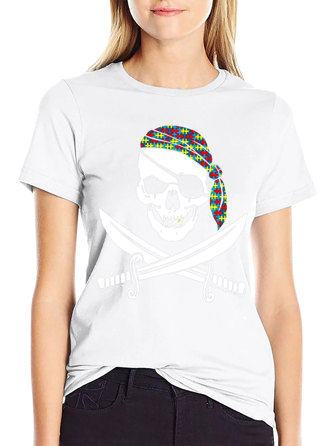 Pirate Skull & Swords Graphic Tee