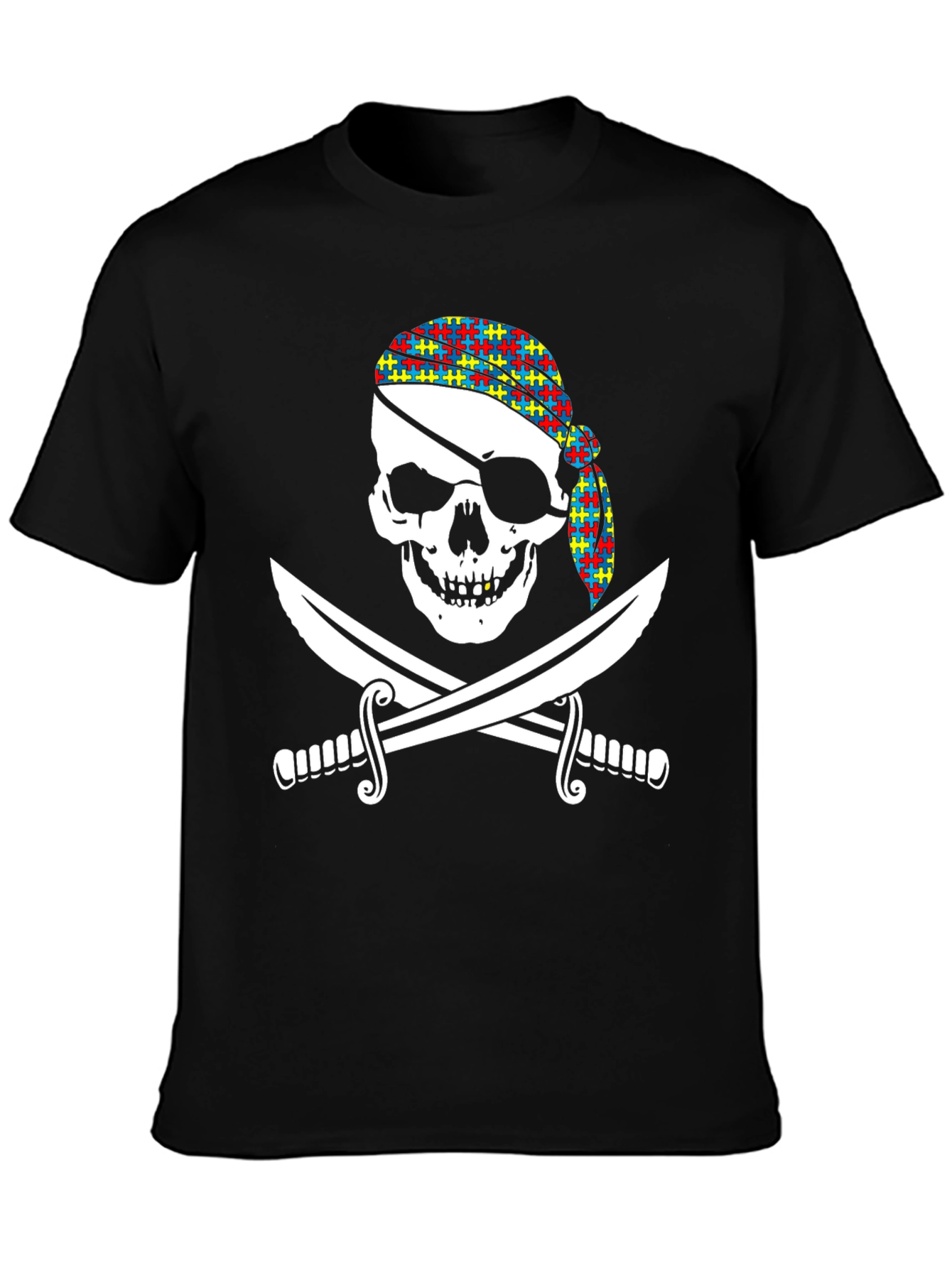 Pirate Skull & Swords Graphic Tee
