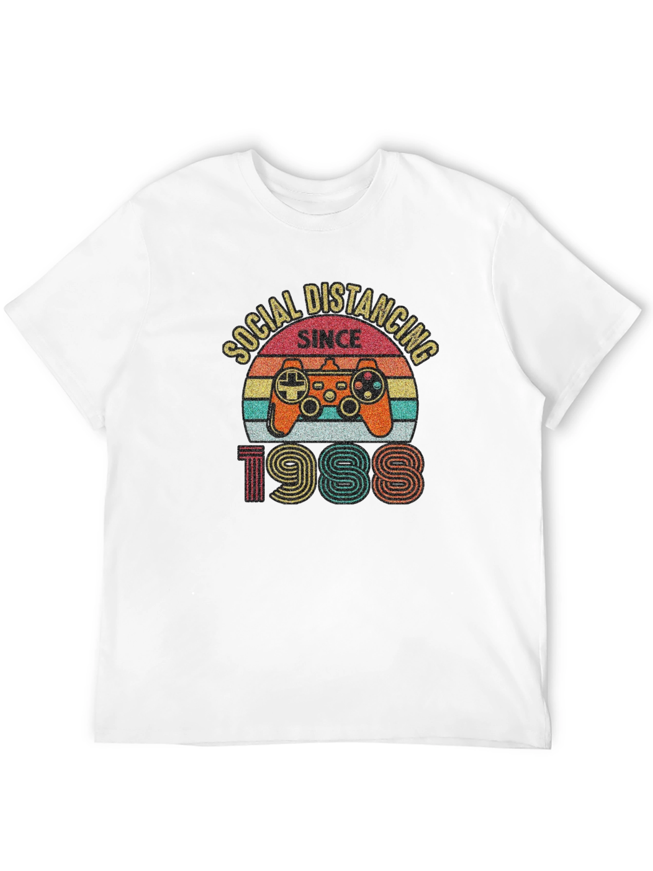 Social Distancing Since 1988 Gamer T-Shirt