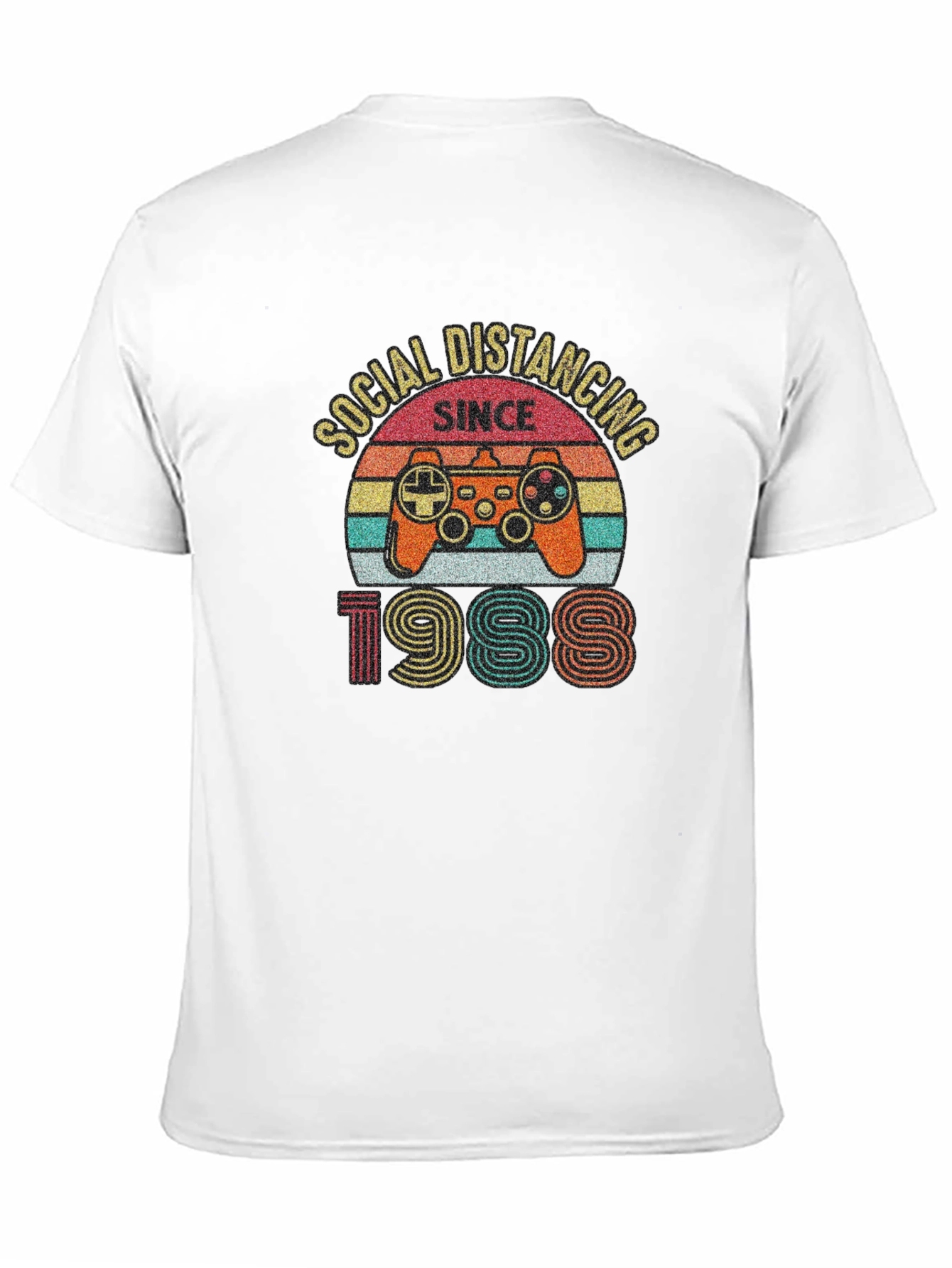 Social Distancing Since 1988 Gamer T-Shirt