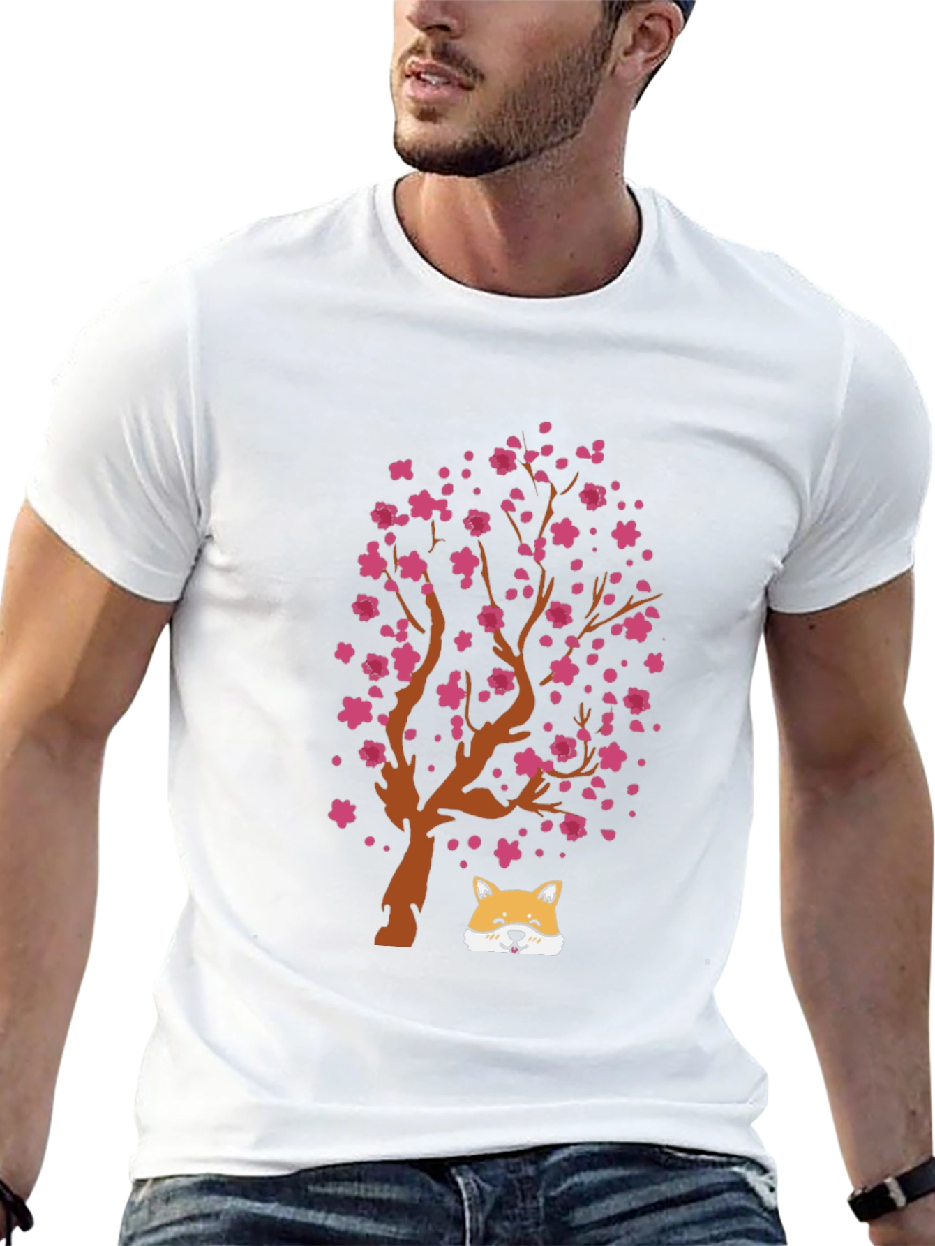 Cherry Blossom Dog T-Shirt