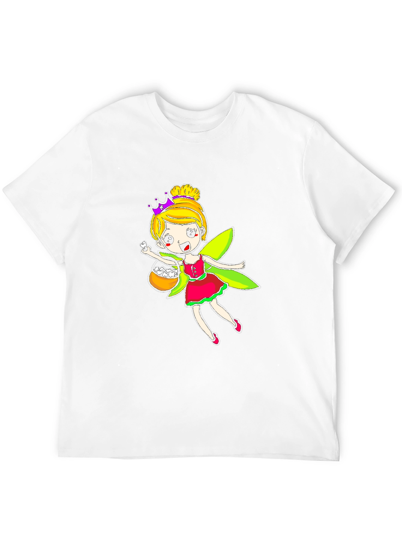 Fairy Graphic Tee - Whimsical Black T-Shirt