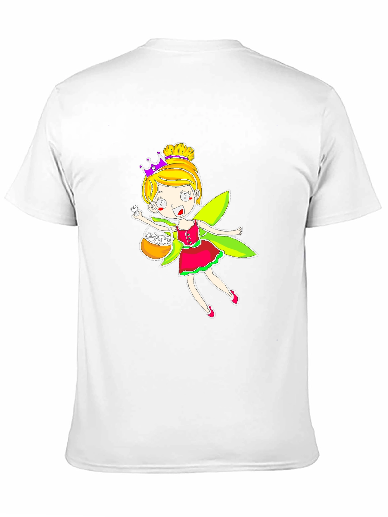 Fairy Graphic Tee - Whimsical Black T-Shirt
