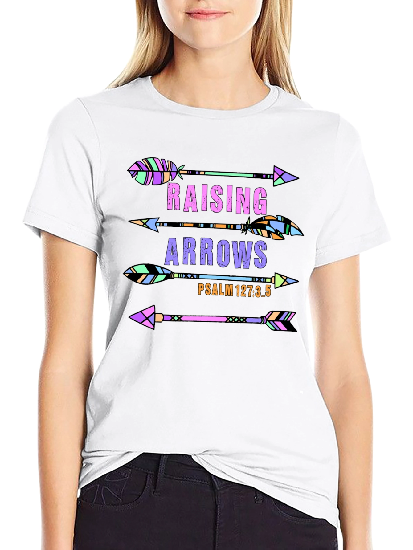 Raising Arrows Graphic T-Shirt - Psalm 127:3-5