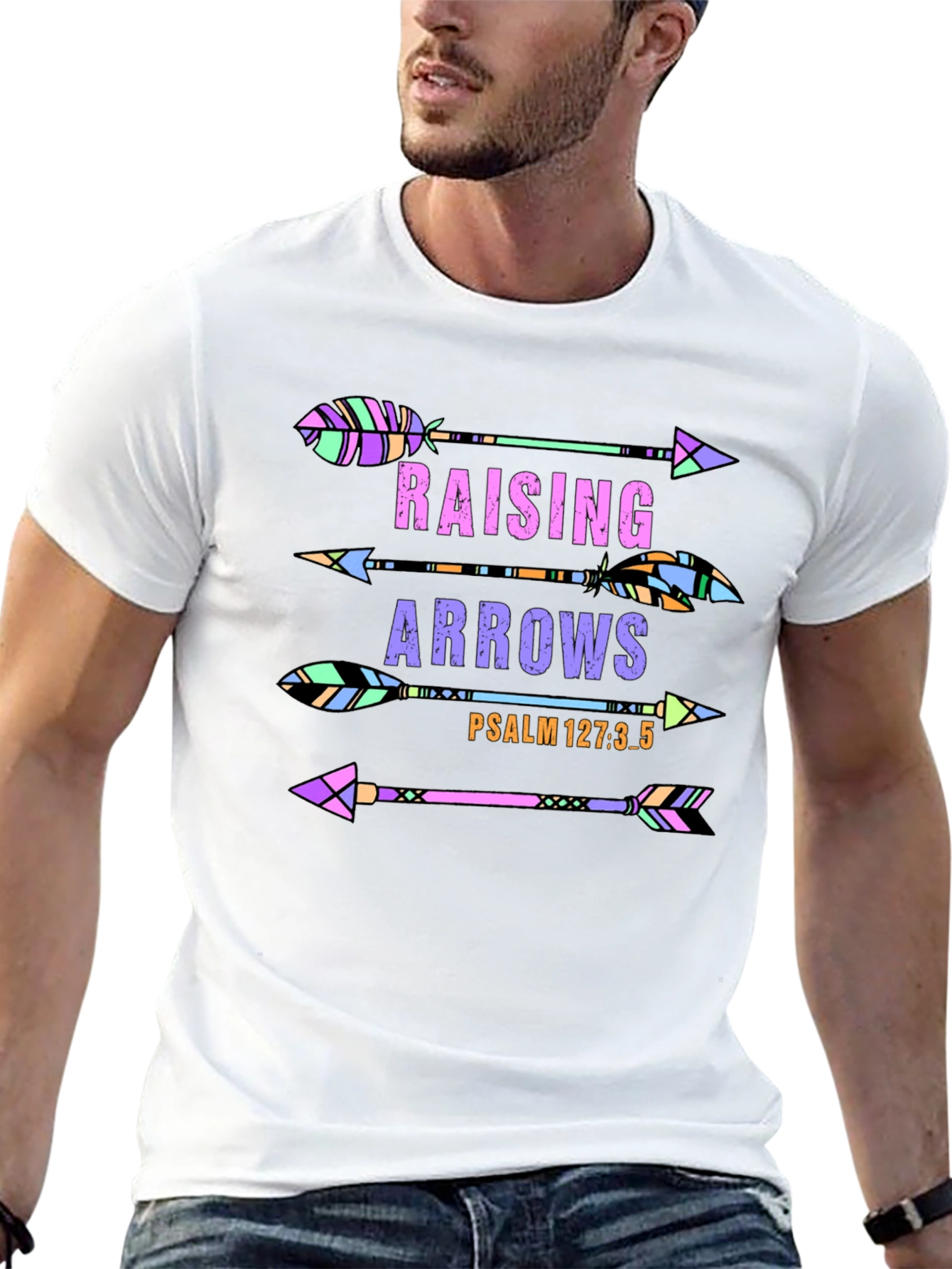Raising Arrows Graphic T-Shirt - Psalm 127:3-5