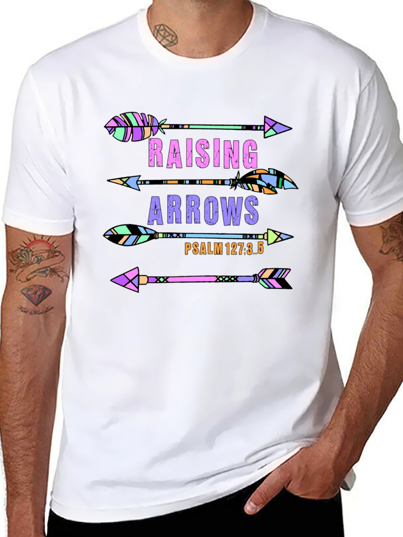 Raising Arrows Graphic T-Shirt - Psalm 127:3-5