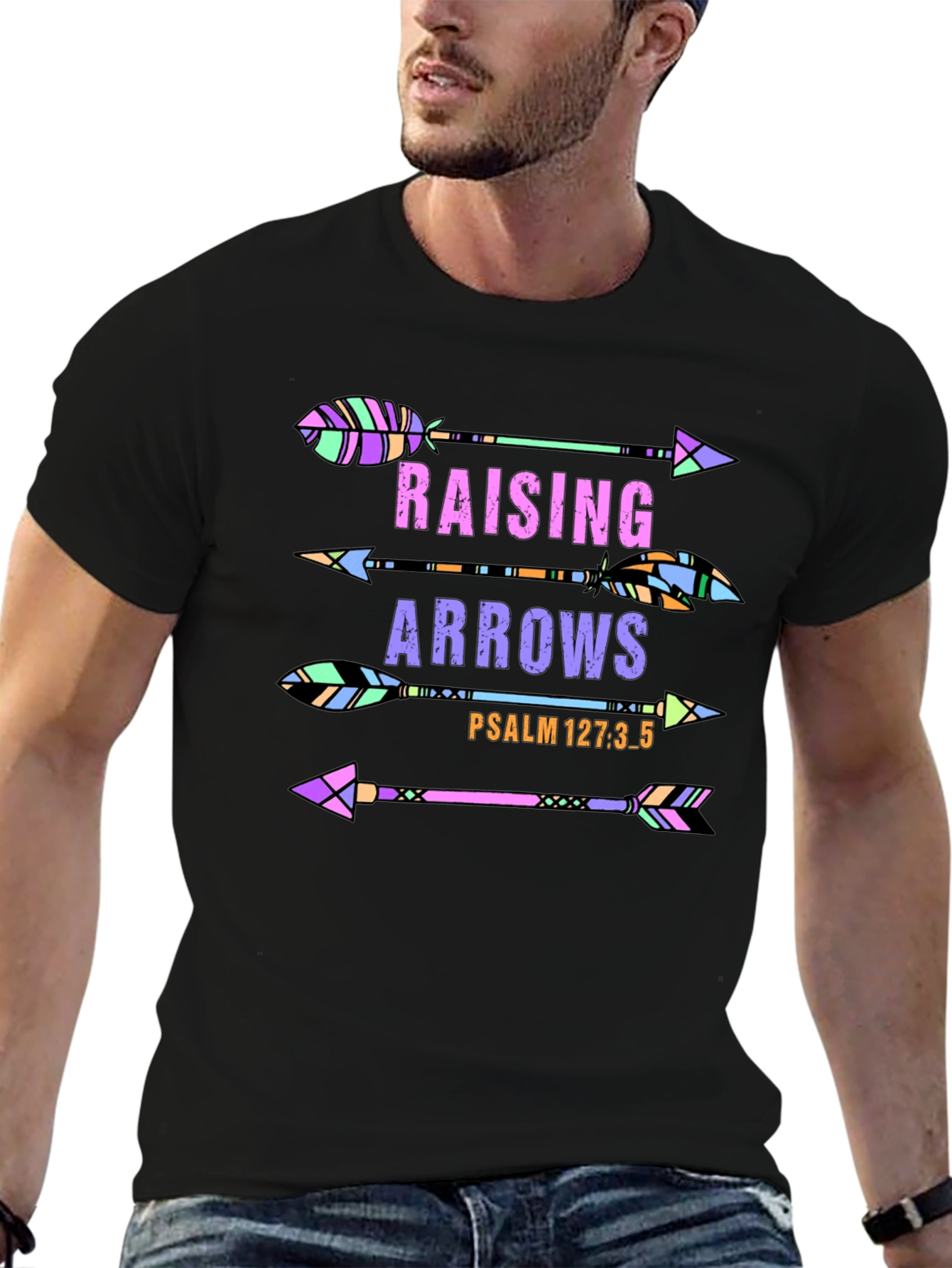 Raising Arrows Graphic T-Shirt - Psalm 127:3-5