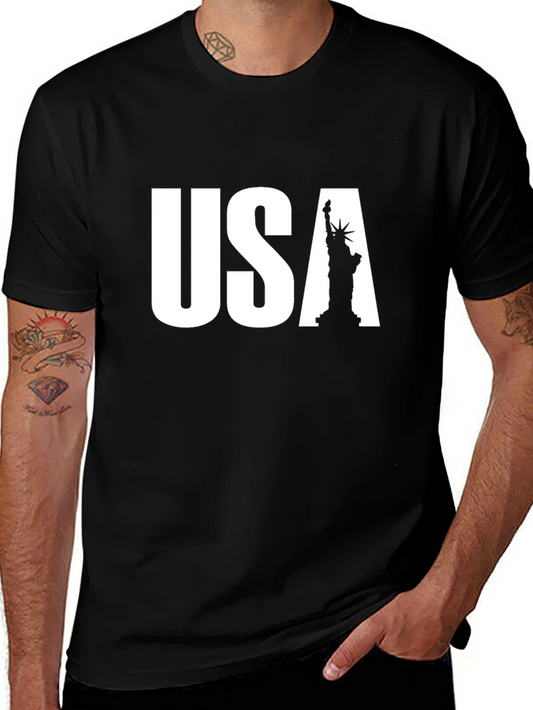 USA Statue of Liberty Graphic T-Shirt