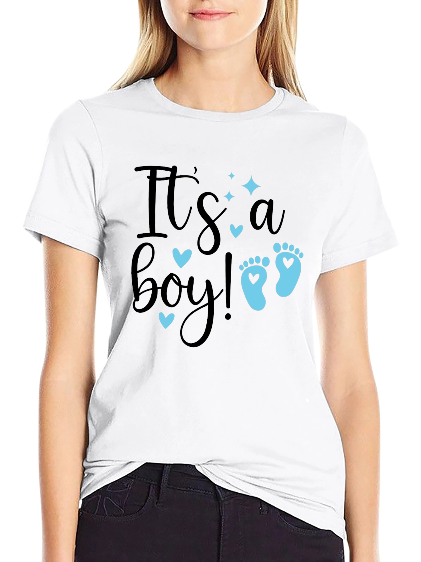 Its a Boy! Graphic Tee - Baby Announcement Shirt