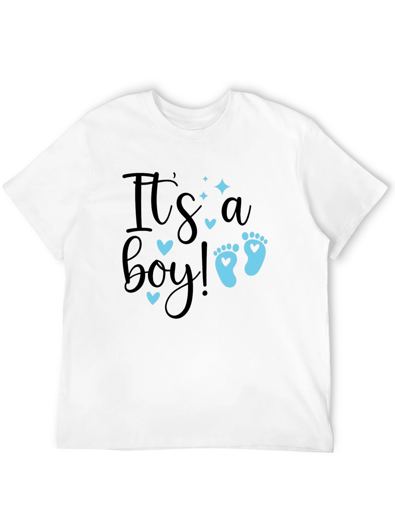 Its a Boy! Graphic Tee - Baby Announcement Shirt