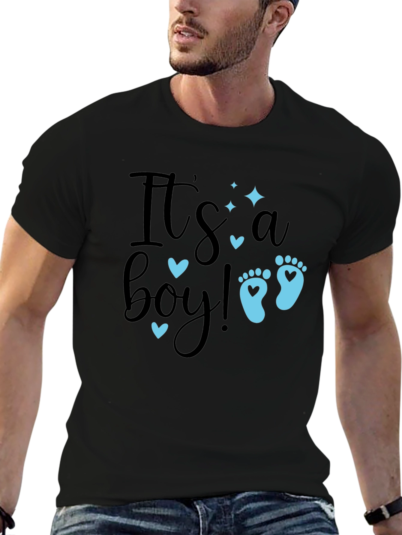 Its a Boy! Graphic Tee - Baby Announcement Shirt