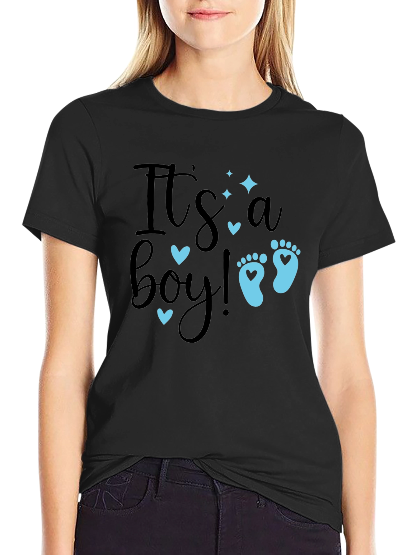 Its a Boy! Graphic Tee - Baby Announcement Shirt