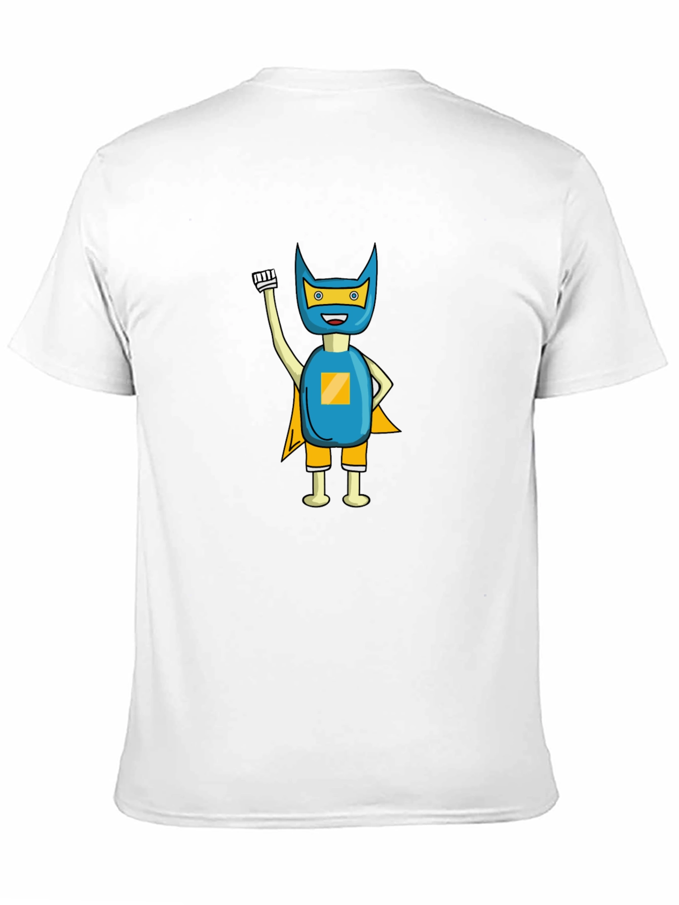 Superhero Graphic Tee - Black Cotton Blend