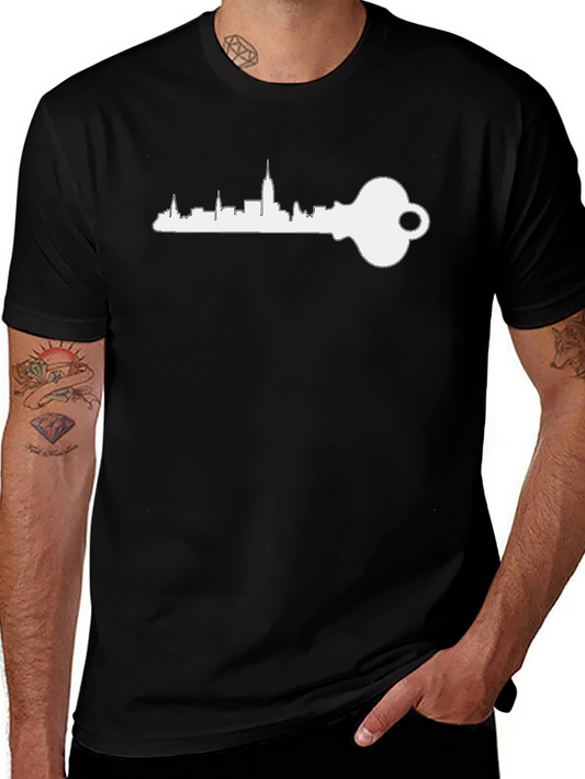 Skyline Key Graphic Tee - City Lovers T-Shirt