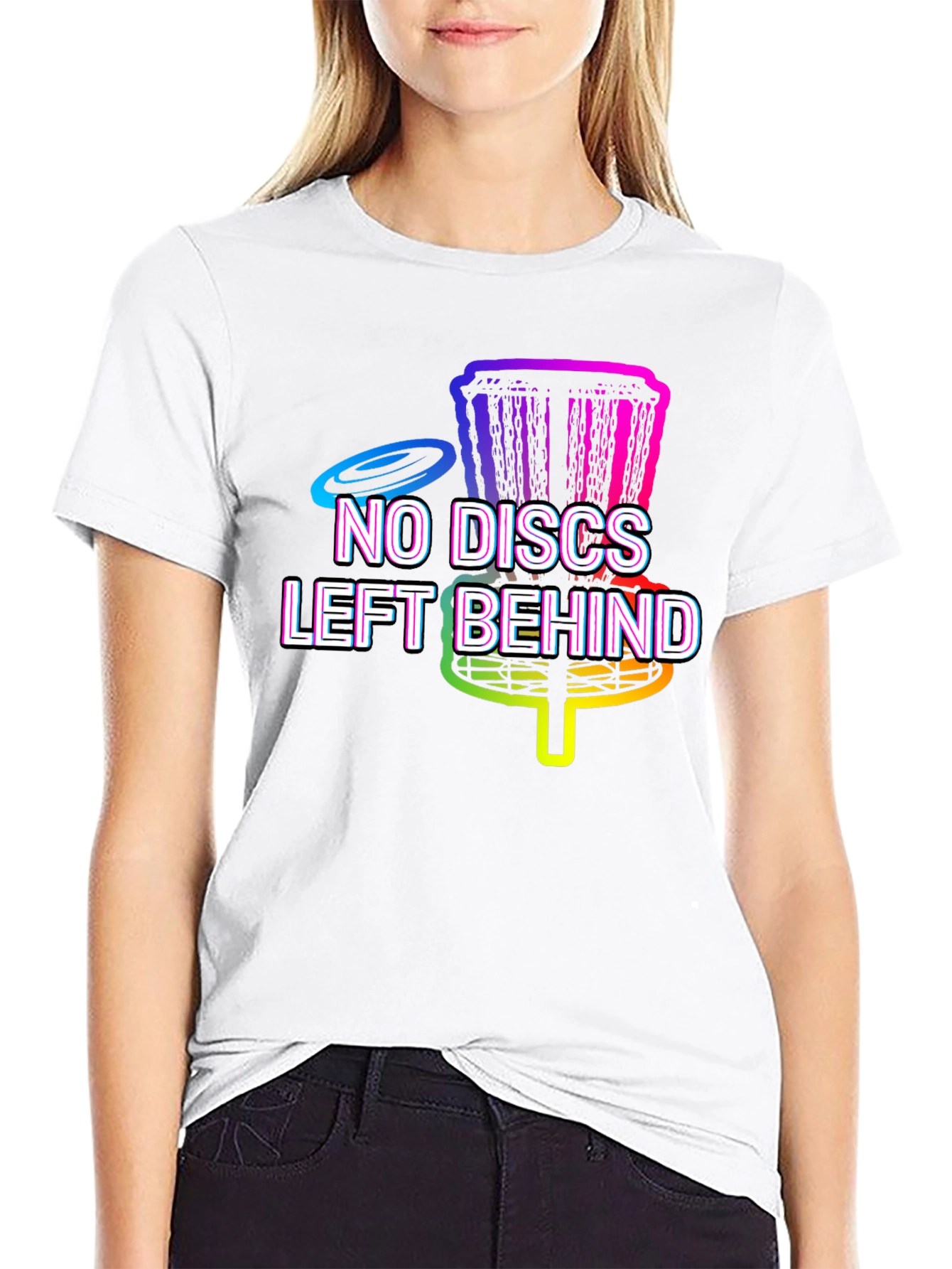 No Discs Left Behind Disc Golf T-Shirt