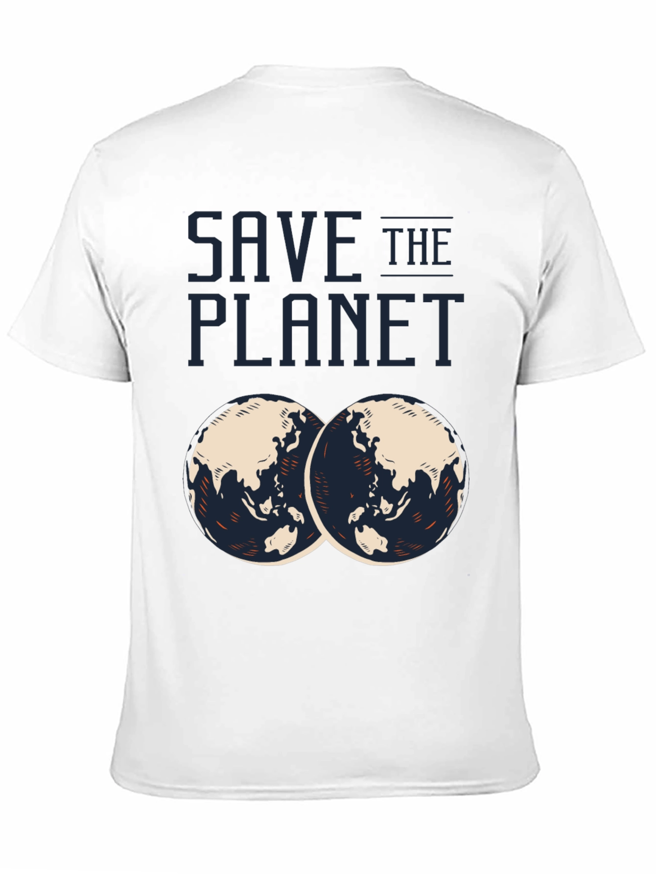 Save the Planet Graphic T-Shirt - Eco-Friendly Design