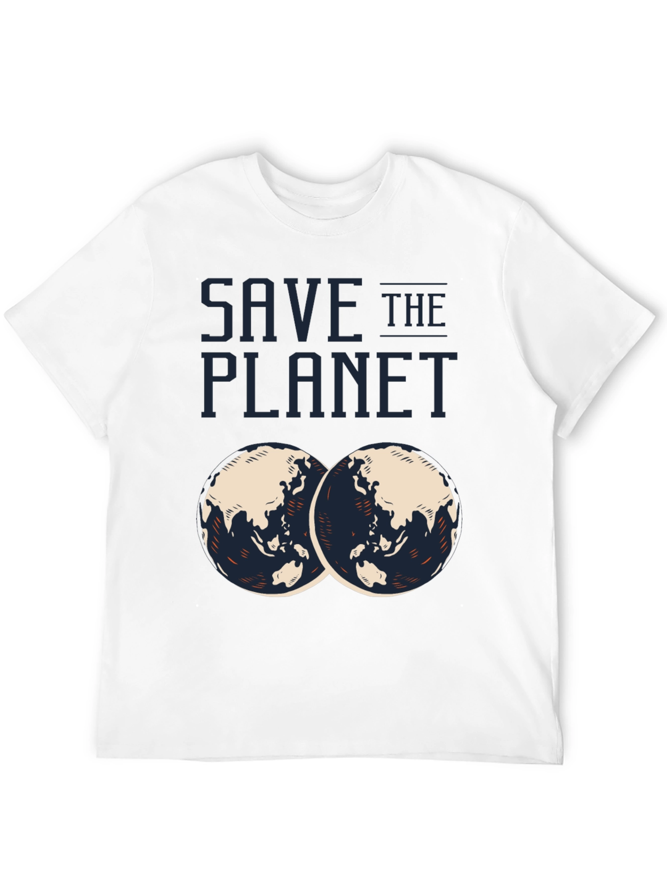 Save the Planet Graphic T-Shirt - Eco-Friendly Design