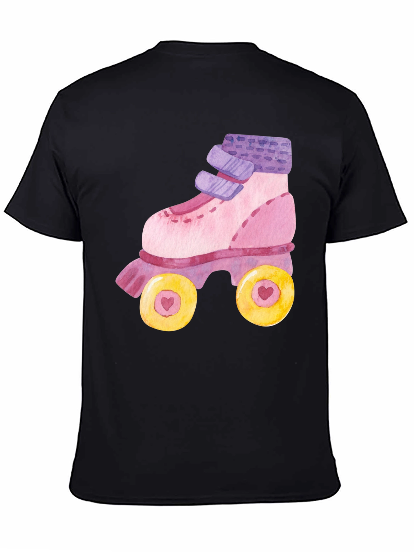 Skate T-Shirt: Retro Style Black Tee