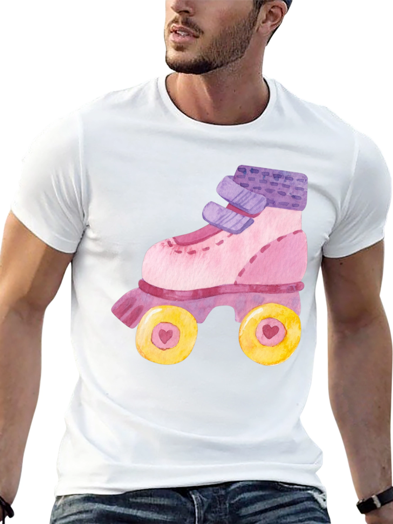 Skate T-Shirt: Retro Style Black Tee