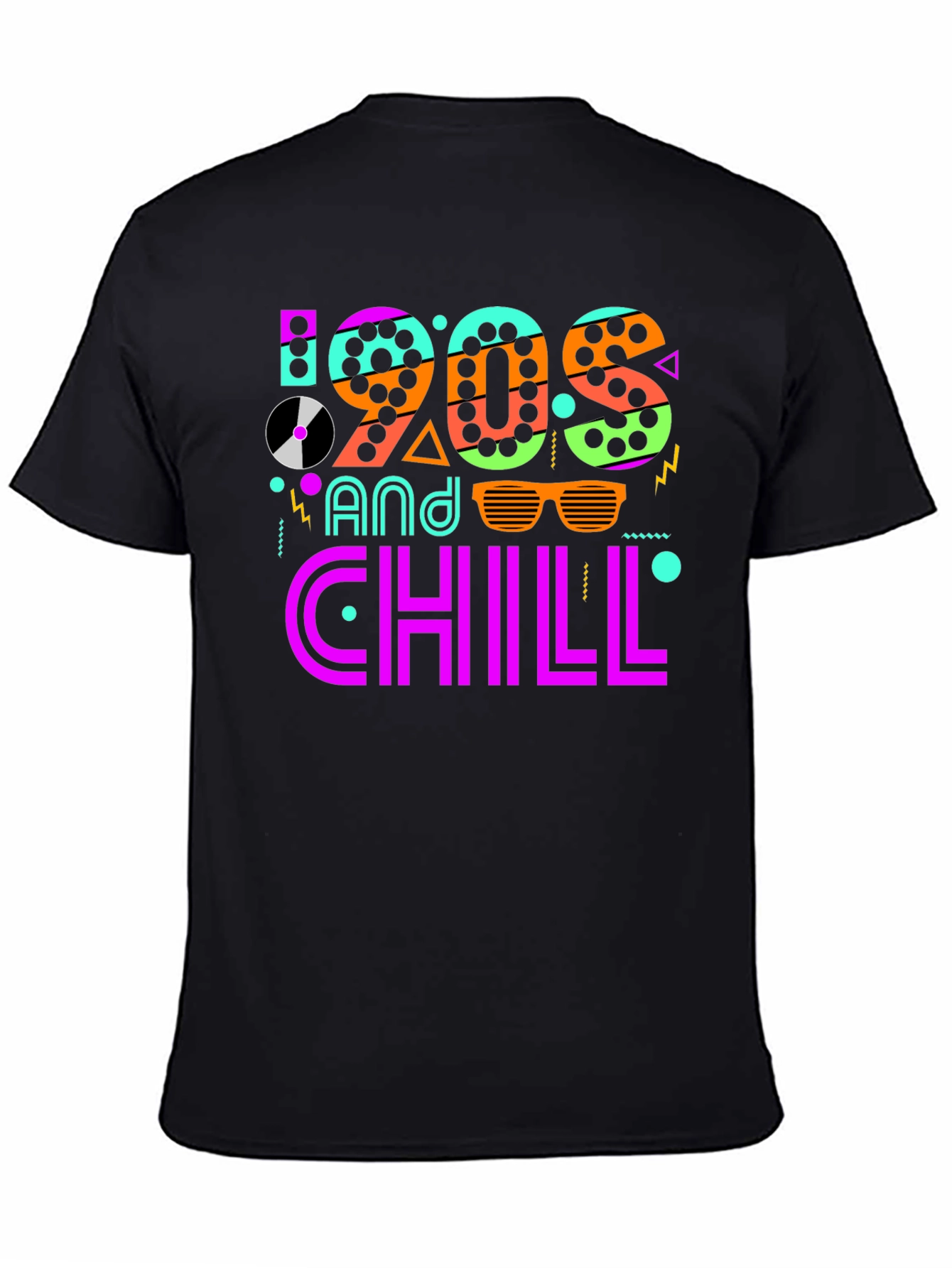 90s and Chill Graphic T-Shirt - Retro Style Tee