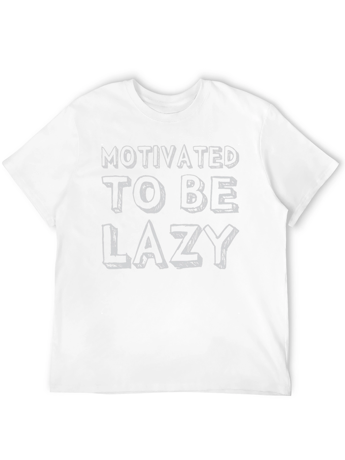 Motivated To Be Lazy Graphic T-Shirt