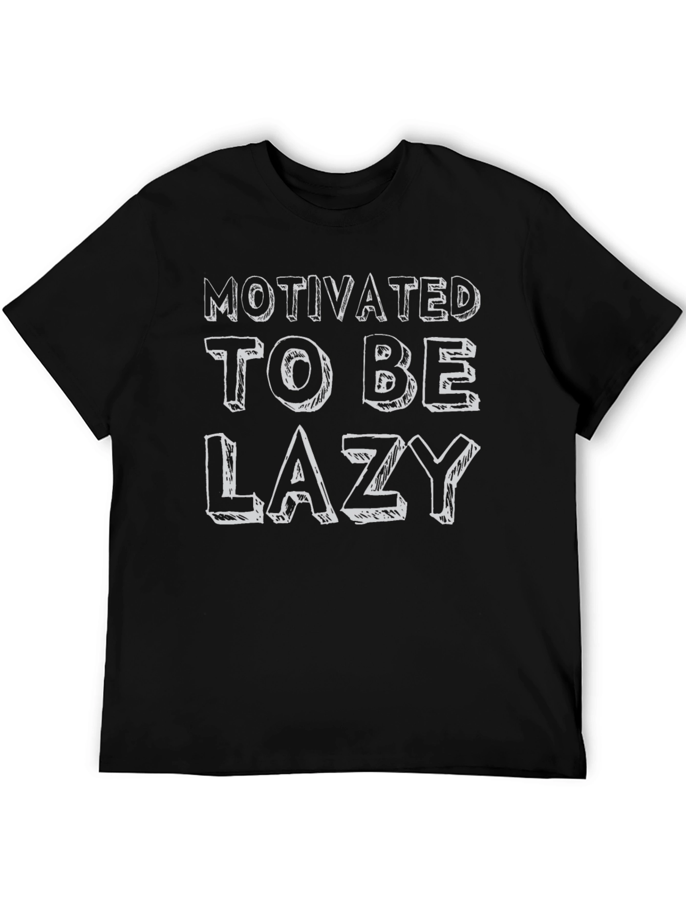 Motivated To Be Lazy Graphic T-Shirt