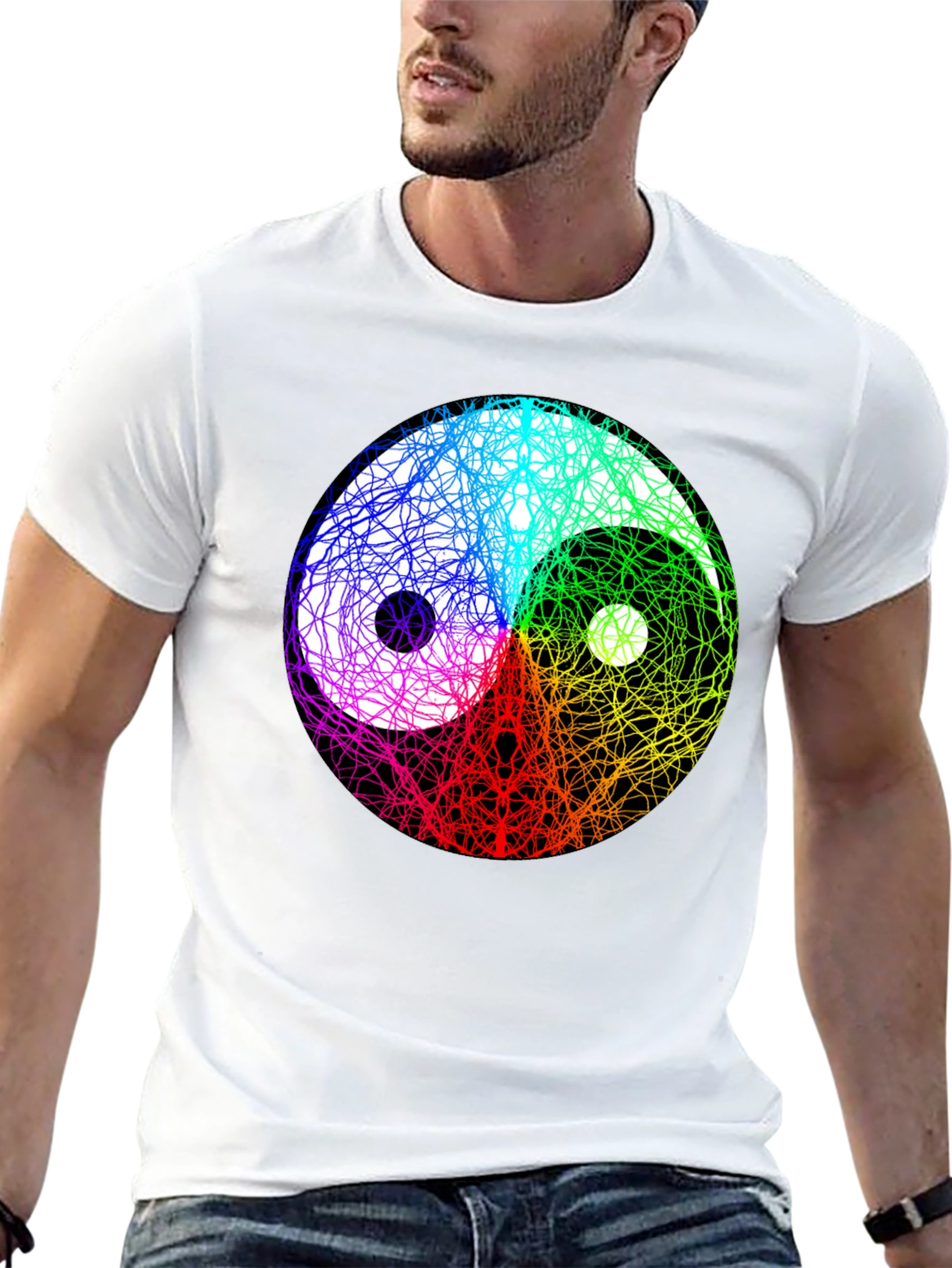 Yin Yang Swirl Graphic Tee