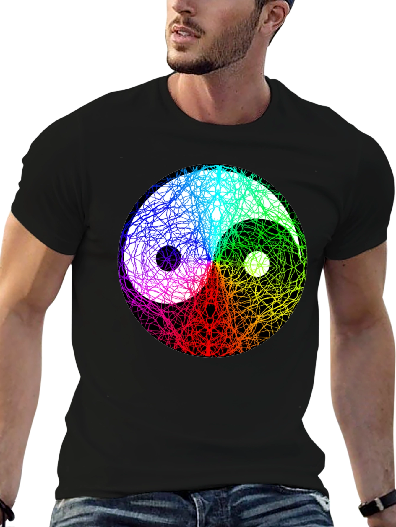 Yin Yang Swirl Graphic Tee