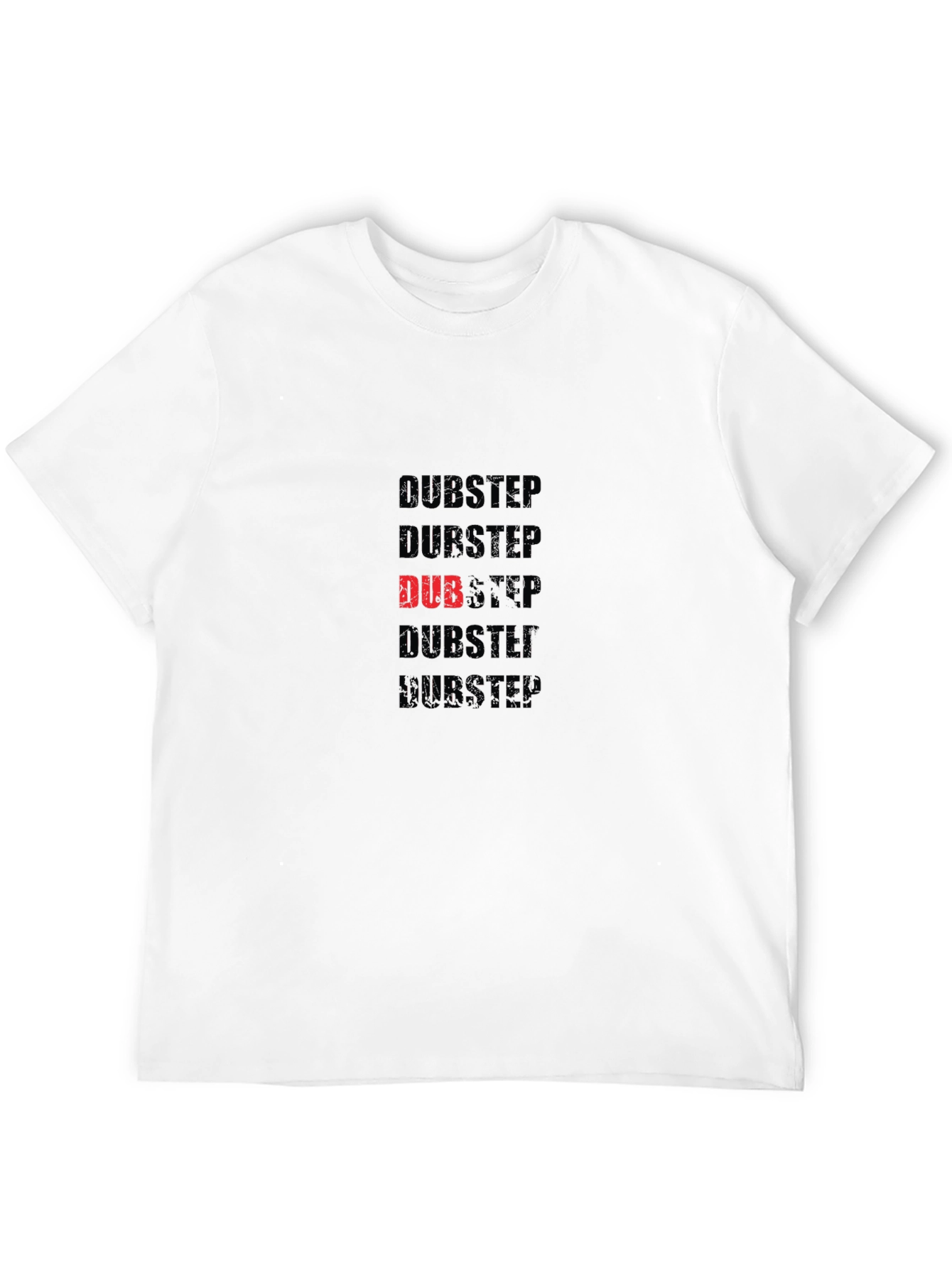 Dubstep Graphic Black T-Shirt