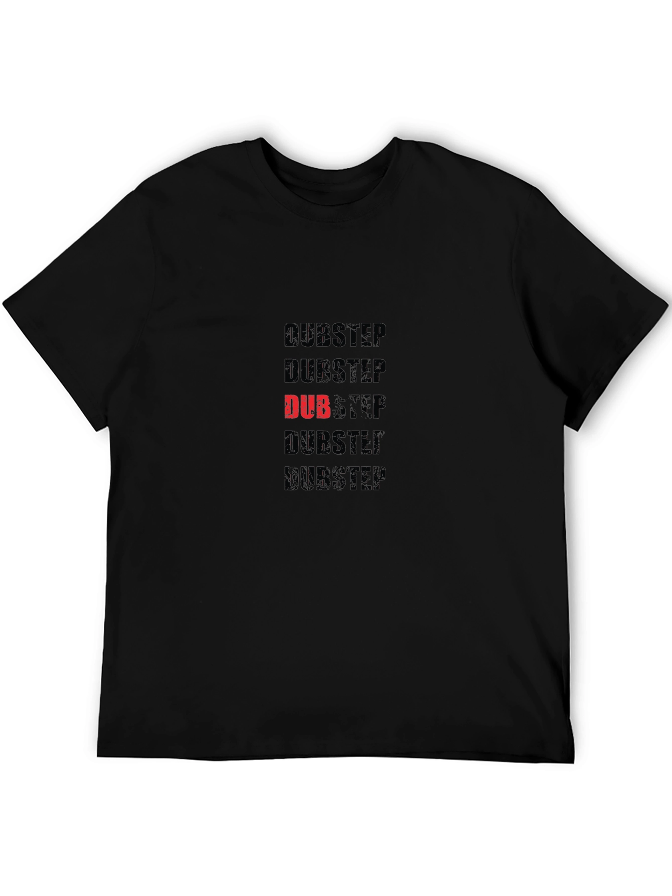 Dubstep Graphic Black T-Shirt