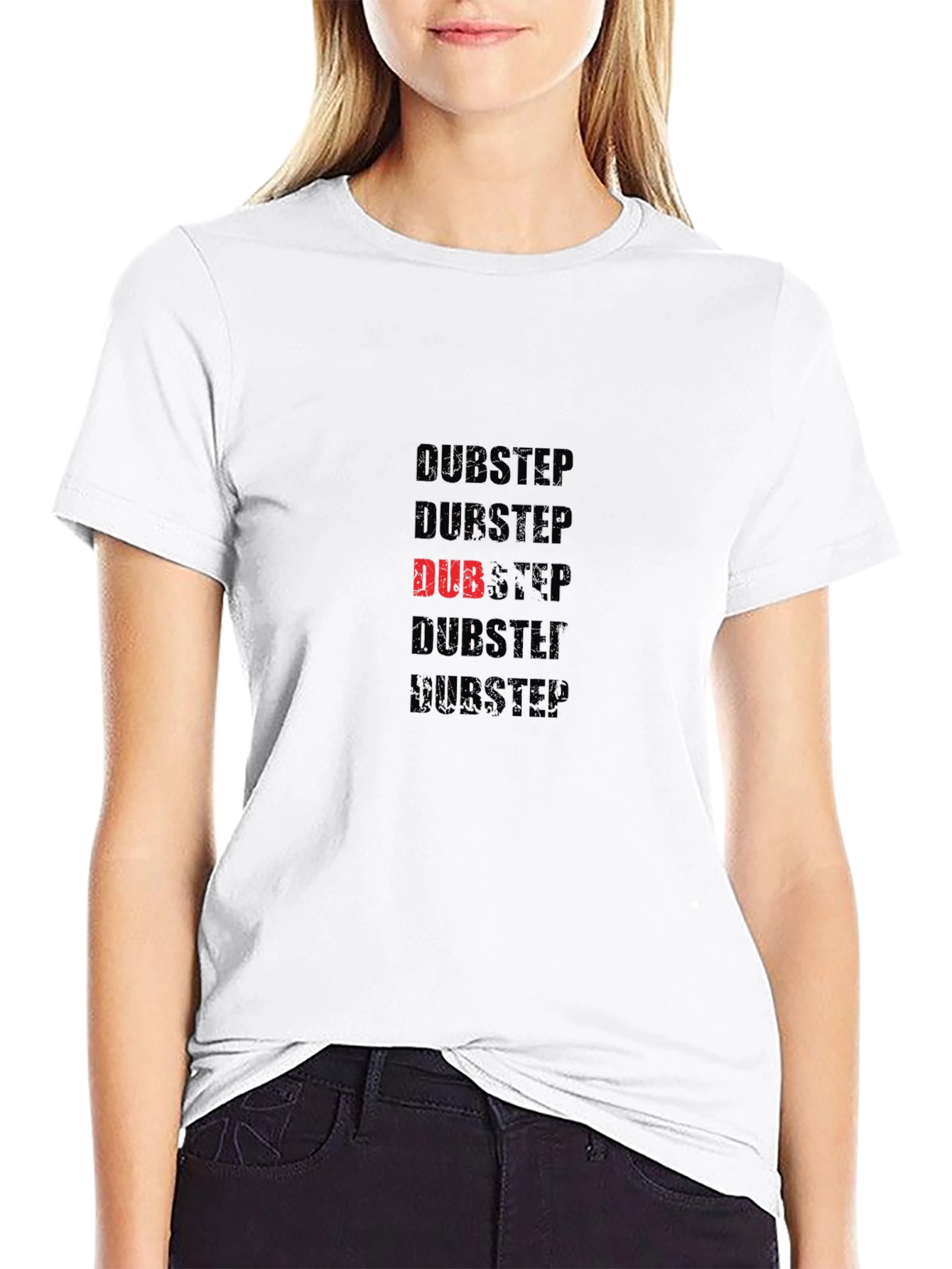 Dubstep Graphic Black T-Shirt
