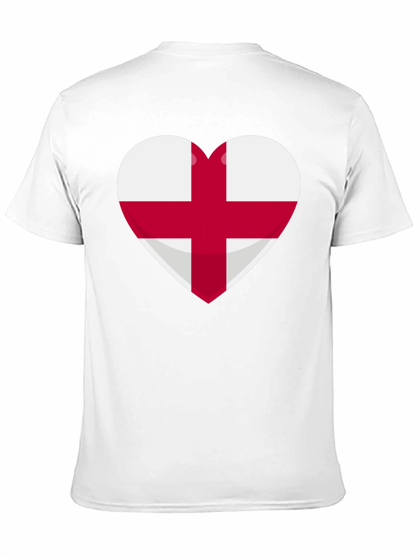 England Flag Heart T-Shirt - Show Your Pride!
